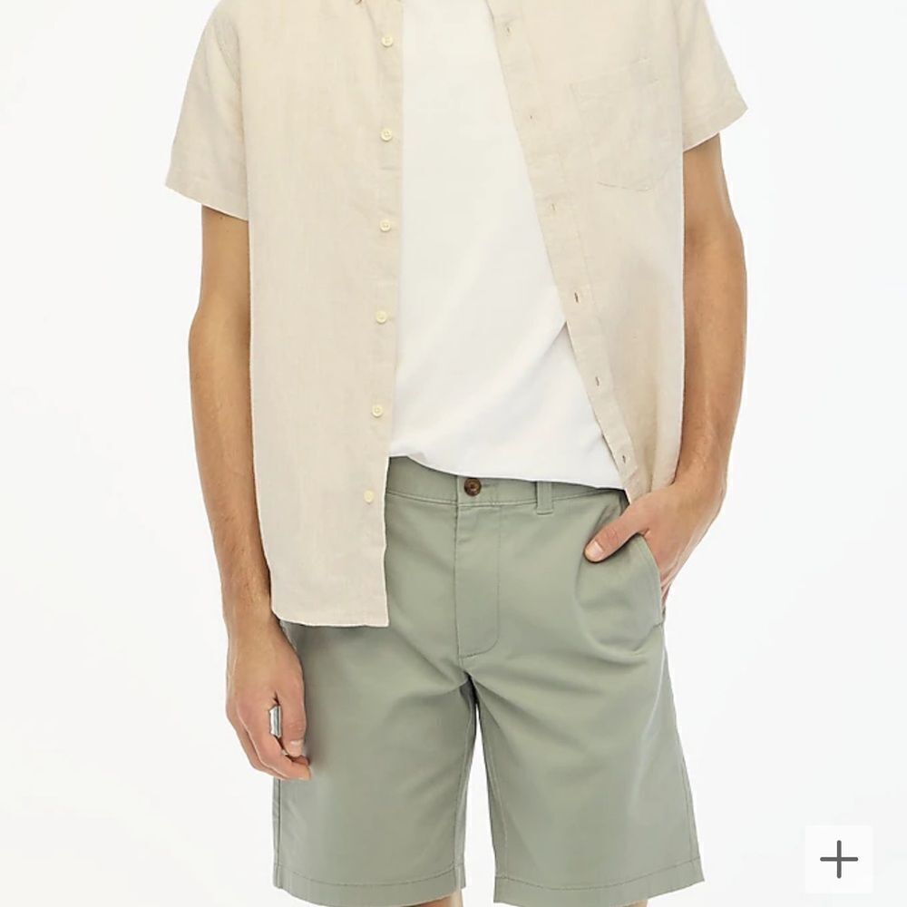 J. Crew Factory 9" flex chino short